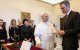 El Papa León XIV con Pedro Sánchez en el Vaticano