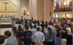 Una misa de junio, Mes del Sagrado Corazón, en el santuario del Sagrado Corazón del Cerro de los Ángeles, en Getafe, en 2023