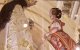 Lucía, la Fallera Mayor Infantil de 2025, en la ofrenda a la Virgen de los Desamparados en Valencia