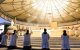 Adoración eucarística al finaliza el primer día del Mladifest 2025, jornadas de oración de jóvenes en Medjugorje