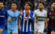 Una representación de jugadores del Getafe, Celta, Espanyol, Elche y Levante, equipos ganadores de esta "Liga de los Talentos"