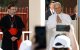 El cardenal José Cobo con el Papa León XIV en el centro de Cáritas CEDIA