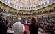 El Papa León XIV habla al Congreso de los Diputados en Madrid, junto a la presidenta del Congreo y el presidente del Senado