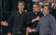 Los sacerdotes madrileños del coro de Convivium cantan en el Santiago Bernabéu ante el Papa León XIV