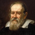 Galileo Galilei (1564-1642) fue un científico cristiano, amigo y protegido de cardenales y Papas, que atendieron y muchos respaldaron su hipótesis heliocéntrica, antes y después de su condena. Murió tras recibir los sacramentos y en compañía de su hija monja. Retrato de Galileo (detalle) por Justus Sustermans (1636).