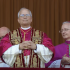 "A todos vosotros hermanos, queremos ser una Iglesia sinodal, que camina y busca siempre la paz", dijo el Papa.