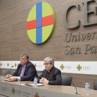 El obispo Luis Argüello, en la Universidad San Pablo CEU.