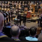 La Gran Logia Unida de Inglaterra celebrando su 300 aniversario.