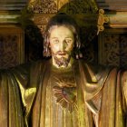 Imagen del Sagrado Corazón de Jesús que preside el retablo del Santuario de la Gran Promesa de Valladolid, sede del Congreso 'Cor Iesu, Spes Mundi'.
