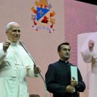 El encuentro Sacerdotes Felices duró varias horas y la presencia del Papa fue el plato fuerte del día.