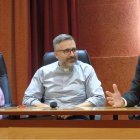 Emma de León (Alpha), Nicolás Ruiz (diócesis de Ávila) y el cardenal Carlos Osoro, hablando de retos de kerigma y evangelización