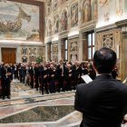 El Papa bendice a los miembros de la Consulta Nacional Antiusura.