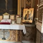 El altar de los mártires de la persecución nazi.