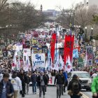 Miles de personas recorrieron Washington en una multitudinaria marcha provida