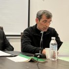 El párroco de Jaraíz de la Vera, provincia de Cáceres y diócesis de Plasencia, Juan Antonio Corrales Muñana durante su intervención.