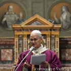 El Papa visitó la parroquia del Sagrado Corazón en Roma, junto a la estación de Termini.