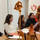 Uno de los instantes de la presentación de "Las Confesiones" de San Agustín, en formato audiolibro.