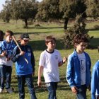 Los chavales de la Escolanía de la Santa Cruz, de excursión