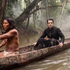 San José de Anchieta en piragua intentando pacificar las relaciones entre indios tamoyas y portugueses en 1563, vídeo con IA