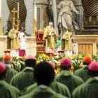 Un grupo de obispos en San Pedro