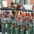 Legionarios en un acto religioso