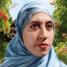 Una mujer musulmana con hiyab