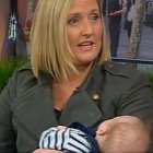 Kete y Jamie durante una entrevista televisiva