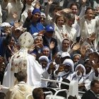 El Papa, en la Plaza de San Pedro.