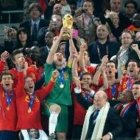 La selección española, campeona de Sudáfrica 3010