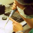 Un médico en el laboratorio