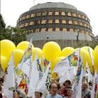 Manifestación contra la ley del aborto frente al TC