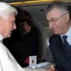 Benedicto XVI y Patrizio Polisca