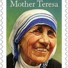 Sello de EEUU conmemorativo de la Madre Teresa
