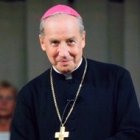 El obispo Javier Echevarría, prelado del Opus Dei