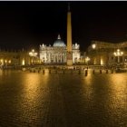 Basílica de San Pedro de noche