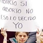 Manifestación a favor del aborto