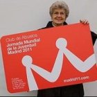 María Rosa García, socia n. 1 del Club de Abuelos de la JMJ