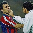 Stoichkov vs Hierro: eran otros tiempos. Hoy el Papa les une.