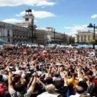 Indignados en la Puerta del Sol