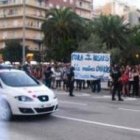 Un momento de la manifestación