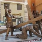 Una de las estaciones del Via Crucis