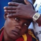 Enfermo de sida en África