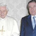 Benedicto XVI y Francisco Vázquez