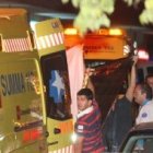 Los servicios del Samur el pasado jueves en la Iglesia