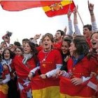 Jóvenes en la JMJ de Madrid