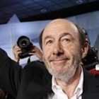 Alfredo Pérez Rubalcaba en el congreso del PSOE