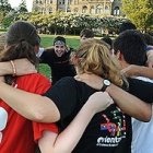 Alumnos de la CUA, en Washington.