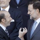 Alfredo Pérez Rubalcaba y Mariano Rajoy
