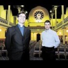 George Cowie (izq) y Dominic Smart, ministros de Gilcomston South