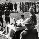 Misa de campaña italiana en la SGM.